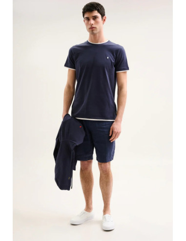 Jaggy bermuda jogger in lino Gilbert JMC034KSC101S25 [2761fe77]