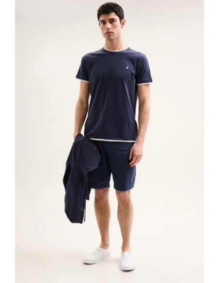 Jaggy bermuda jogger in lino Gilbert JMC034KSC101S25 [2761fe77]
