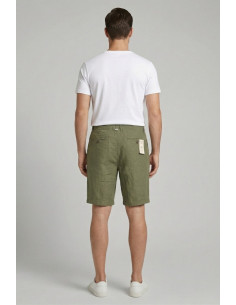 Jaggy bermuda jogger in lino Gilbert JMC034KSC101S25 [e2be06e0] 2