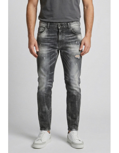 Patriot jeans carrot fit in denim di cotone stretch pkyc44 [13361571]