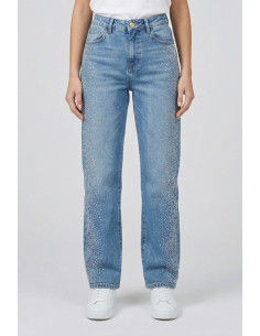 PDK jeans in denim stretch con strass 2225PJ9565 [a96e025a]