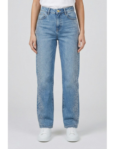 PDK jeans in denim stretch con strass 2225PJ9565 [a96e025a]