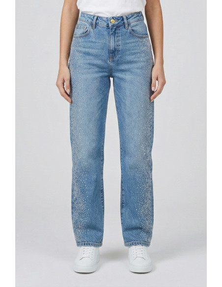 PDK jeans in denim stretch con strass 2225PJ9565 [a96e025a]