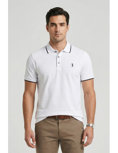 US Golf Club polo in piquet con contrasti Pietro PO2001 [1811f9d7]
