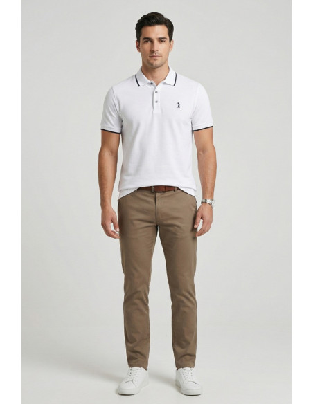 US Golf Club polo in piquet con contrasti Pietro PO2001 [762a7bde]