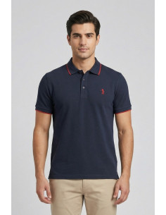 US Golf Club polo in piquet con contrasti Pietro PO2001 [830f43d1]