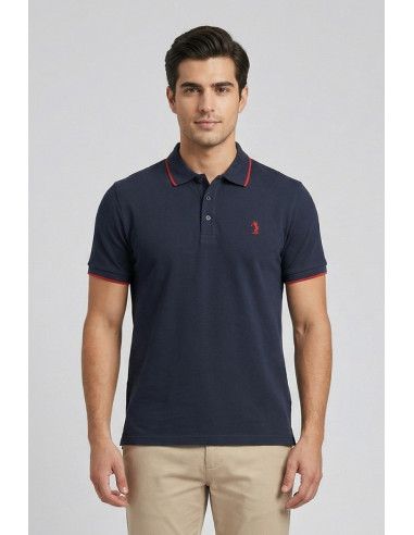 US Golf Club polo in piquet con contrasti Pietro PO2001 [830f43d1]