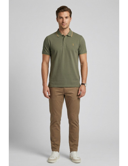 US Golf Club polo in piquet con contrasti Pietro PO2001 [174c133b]