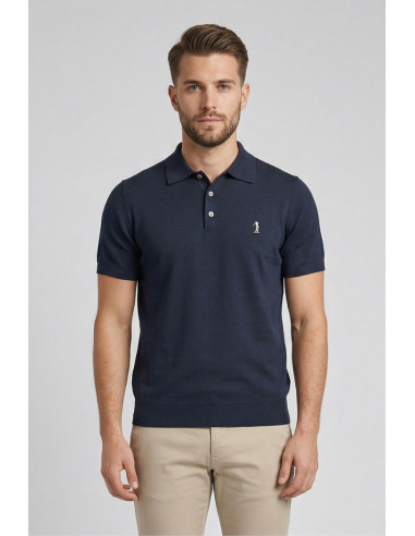 US Golf Club polo maglia in cotone Marino MA2610 [a351a364]