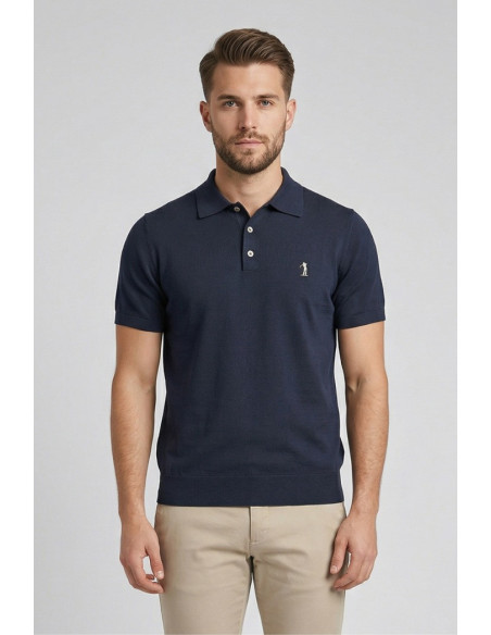 US Golf Club polo maglia in cotone Marino MA2610 [a351a364]