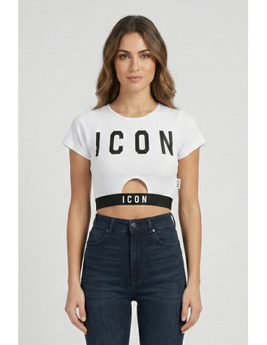 Icon top cropped con elastico IDT003 [df57c38c]