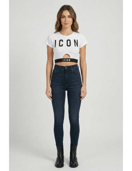 Icon top cropped con elastico IDT003 [b16c4185]