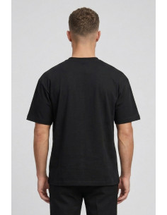 Icon t-shirt in cotone con applicazione logo in metallo IUT032 [6d2a5462] 2