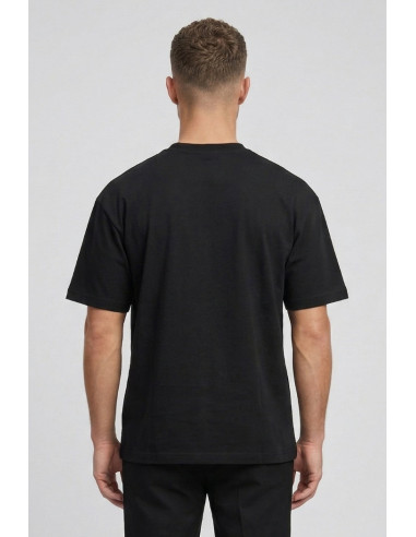 Icon t-shirt in cotone con applicazione logo in metallo IUT032 [b40c176f]