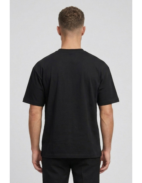 Icon t-shirt in cotone con applicazione logo in metallo IUT032 [b40c176f]
