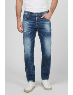 Patriot jeans carrot fit in denim con 4 tasche posteriori PKYC43 [6e77c816]