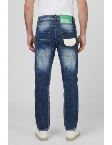 Patriot jeans carrot fit in denim con 4 tasche posteriori PKYC43 [b7518b1b]