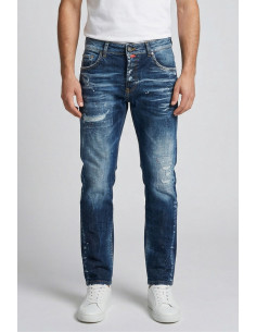 Patriot jeans carrot fit in denim di cotone stretch PKYM01 [06551057]