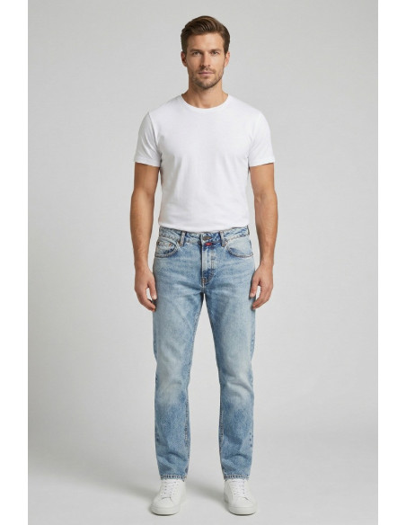 Patriot jeans 5 tasche in denim di cotone SKYM105 [1063ba45]