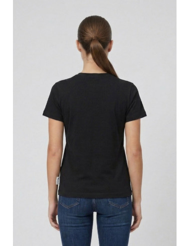 Icon t-shirt in jersey di cotone con stampa cuore IDT018 [1b7d64db]