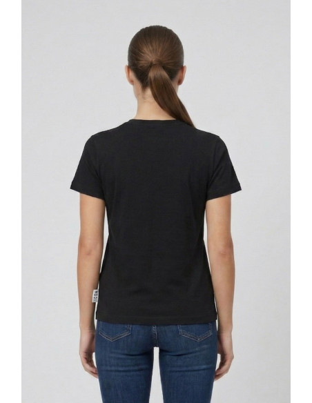 Icon t-shirt in jersey di cotone con stampa cuore IDT018 [1b7d64db]