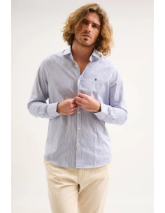 Jaggy camicia a righe con logo ricamo Kingston NJQ005DW108 [789ee1ef]