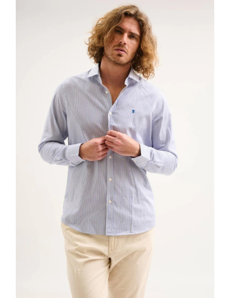 Jaggy camicia a righe con logo ricamo Kingston NJQ005DW108 [789ee1ef]