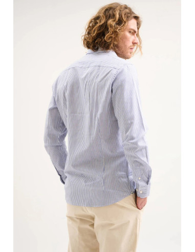 Jaggy camicia a righe con logo ricamo Kingston NJQ005DW108 [16a563e6]