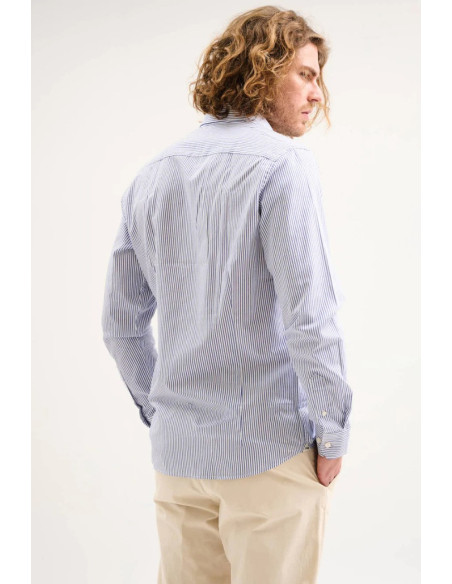 Jaggy camicia a righe con logo ricamo Kingston NJQ005DW108 [16a563e6]