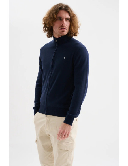 Jaggy cardigan full zip con logo ricamo Kuwait JMK011DZ145261 [d9b58af9]