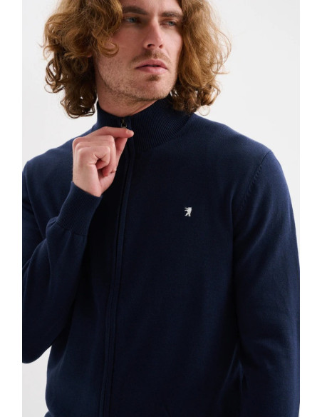 Jaggy cardigan full zip con logo ricamo Kuwait JMK011DZ145261 [6bf80ce3]
