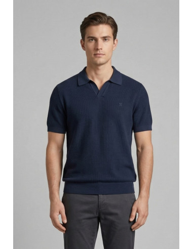Jaggy polo derby in crepe con logo Dacia JMD057DZ148261 [e0a66998]