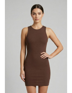 Markup abito corto in cotone stretch MW11200 [84038d03] 2