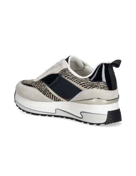 Liu Jo sneaker platform in suede e tessuto Maxi Wonder 97 BA6007PX807 [7f40143f]