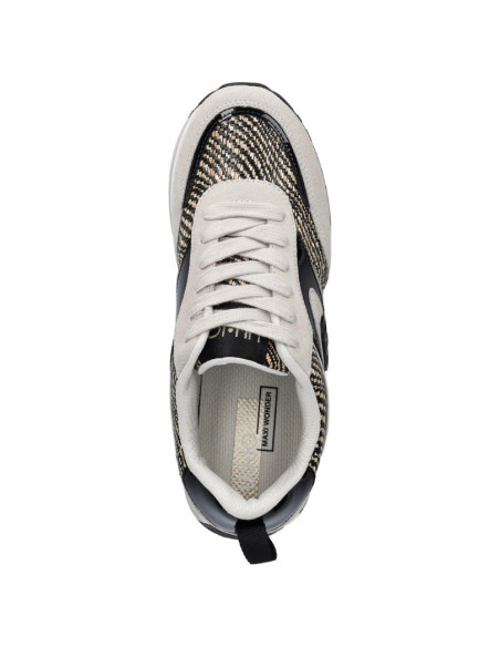 Liu Jo sneaker platform in suede e tessuto Maxi Wonder 97 BA6007PX807 [7a105321]