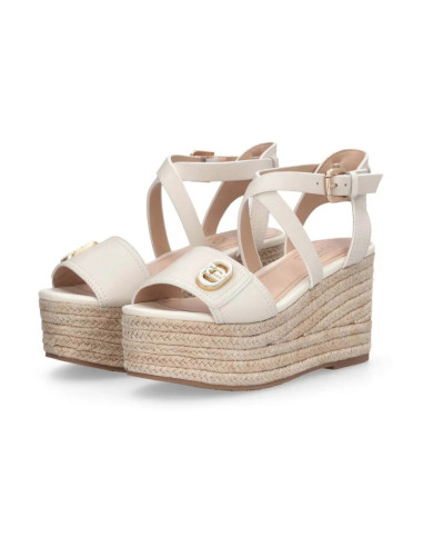 Liu Jo sandalo zeppa con logo Bali 01 SA6083P0102 [afad1e62]