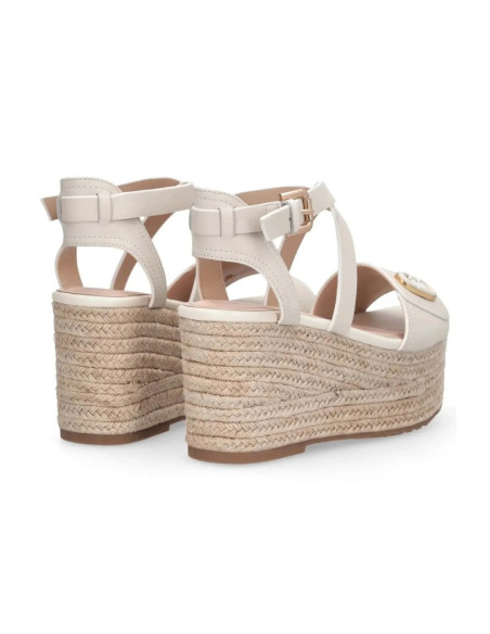 Liu Jo sandalo zeppa con logo Bali 01 SA6083P0102 [18b0df66]