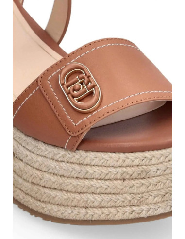 Liu Jo sandalo zeppa con logo Bali 01 SA6083P0102 [c44f2e1c]