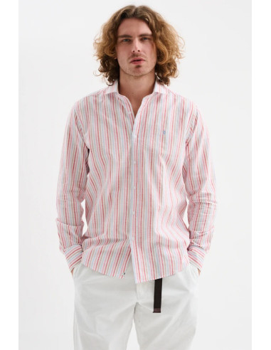 Jaggy camicia collo alla francese a righe Querima JMQ040DSB112261 [508a754a]