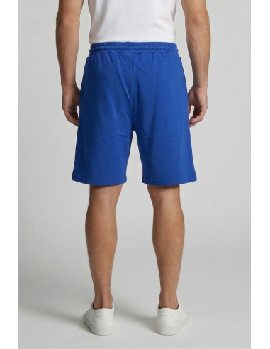 Icon bermuda in cotone stretch con stampa logo effetto scotch IUB018 [90b9b3eb]