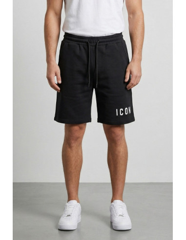 Icon bermuda in cotone stretch con mini stampa logo IUB001 [3517b9fd]