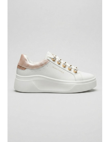 Queen Helena sneaker platform con dettaglio gioiello X34-11 [cc438f67]