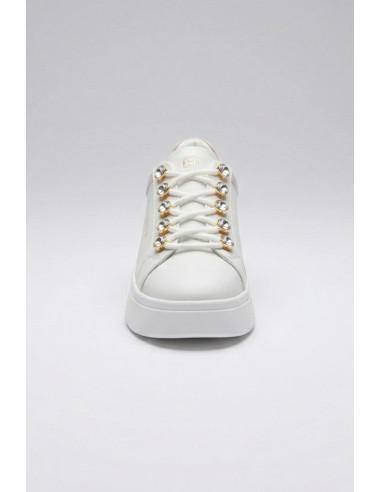 Queen Helena sneaker platform con dettaglio gioiello X34-11 [a2780d6e]