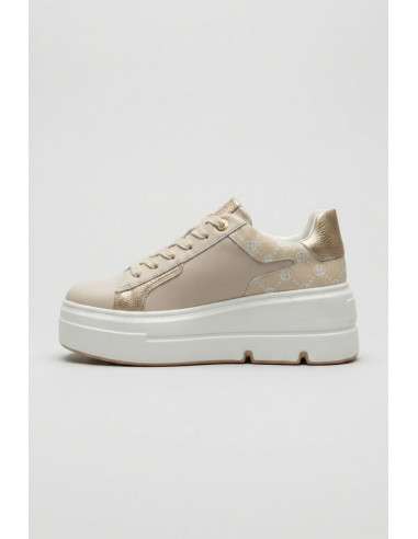 Queen Helena sneaker platform con logo patch X34-16 [f7727146]