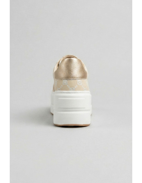 Queen Helena sneaker platform con logo patch X34-16 [453ff75c]