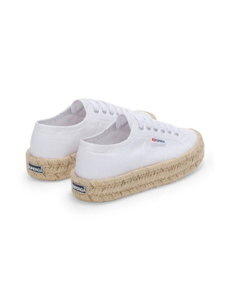 Superga sneaker platform in tela 2740 Platform Cotton Stone Wash Rope [4e775536]
