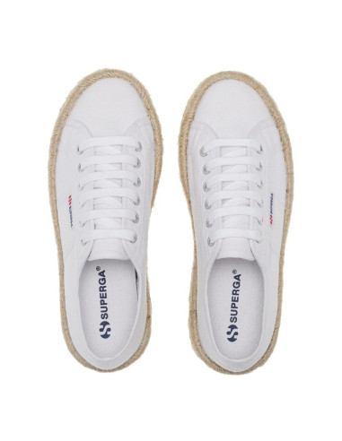 Superga sneaker platform in tela 2740 Platform Cotton Stone Wash Rope [4b271228]