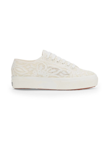 Superga sneaker platform in pizzo 2740 Platform Pizzo Macrame [d39f6e37]
