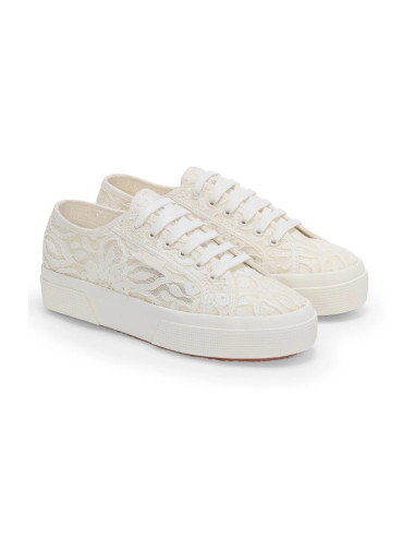 Superga sneaker platform in pizzo 2740 Platform Pizzo Macrame [0ab92d3a]