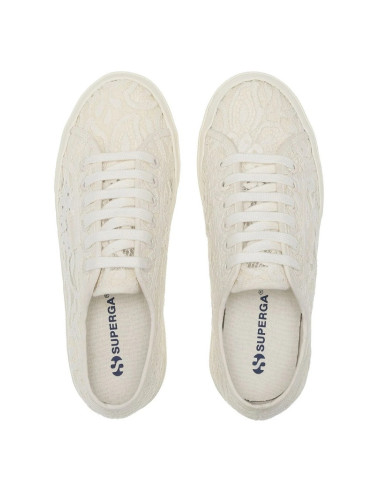 Superga sneaker platform in pizzo 2740 Platform Pizzo Macrame [b8f4ab20]